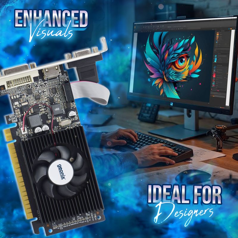 GEONIX GEFORCE GT 610LP 2GB DDR3