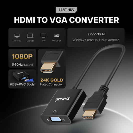 Befit HDV HDMI to VGA Adapter