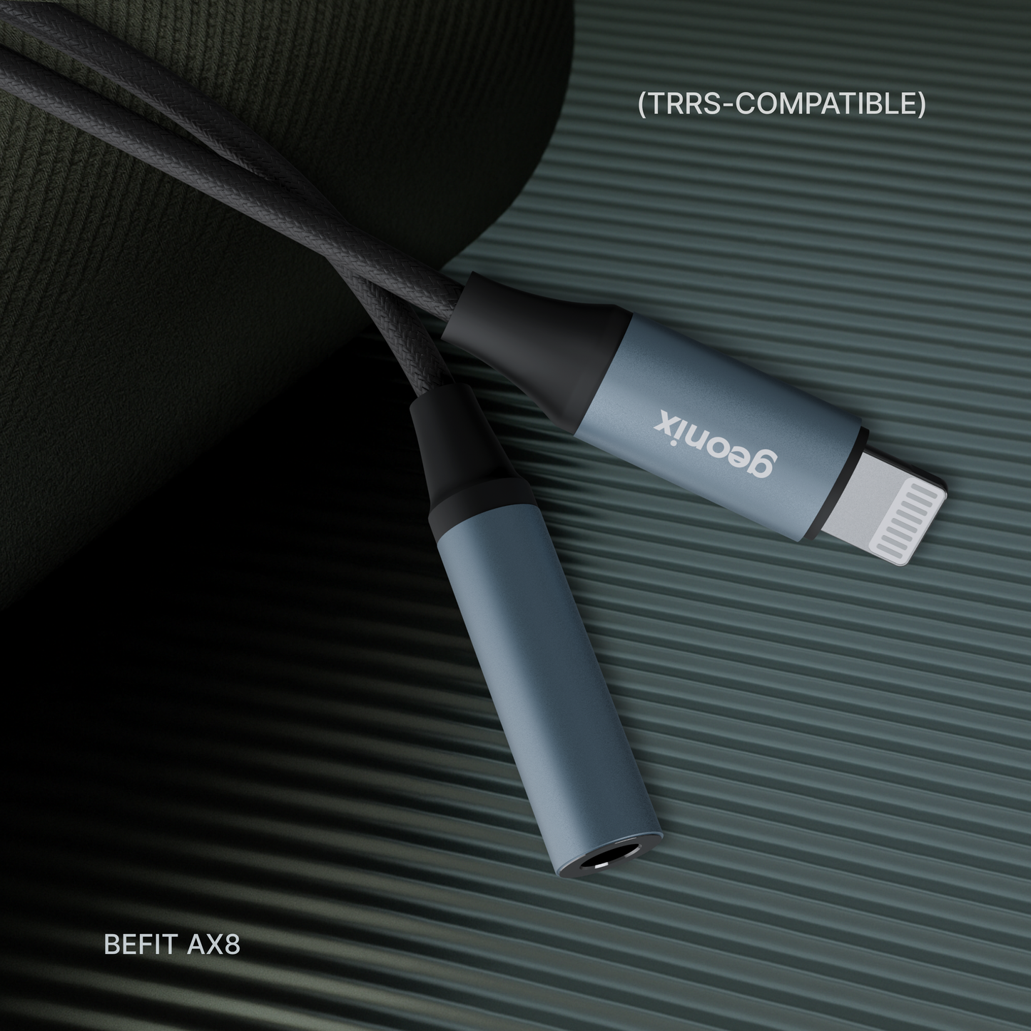 Lightning to 3.5mm AUX Female Converter Befit AX8