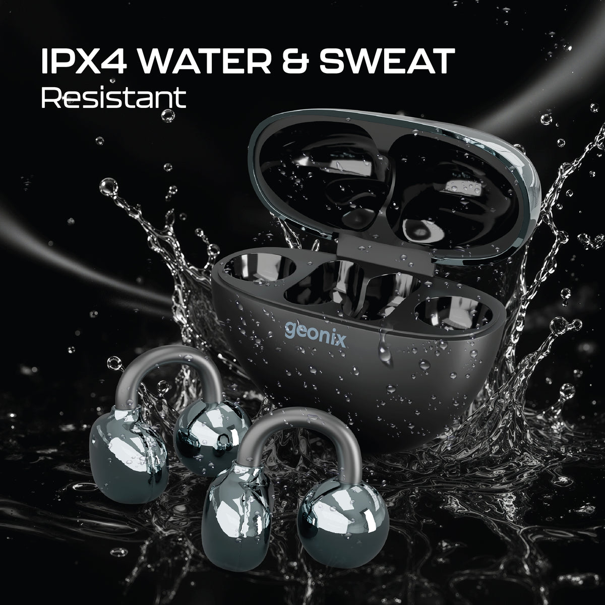 Zingpods Clip OWS Earbuds Black