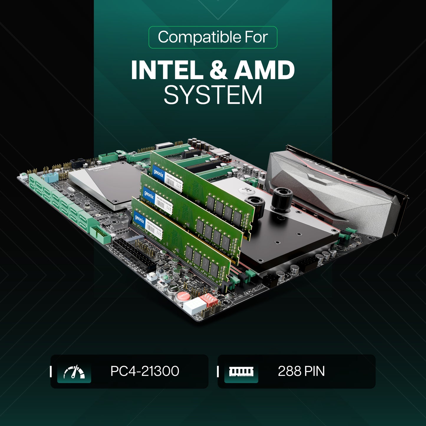 Geonix 4GB DDR4 2666MHz Desktop RAM