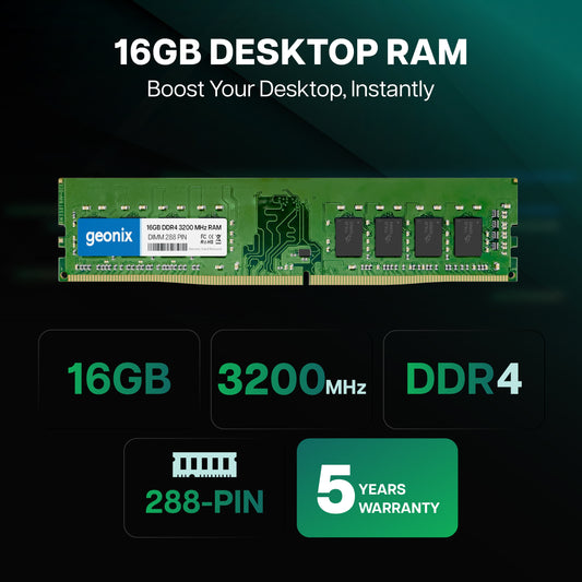 Geonix 16GB DDR4 3200MHz Desktop RAM