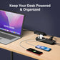 PowerSpan U8 with 8 Universal Socket & 4 USB 2 Type C Port (Black)
