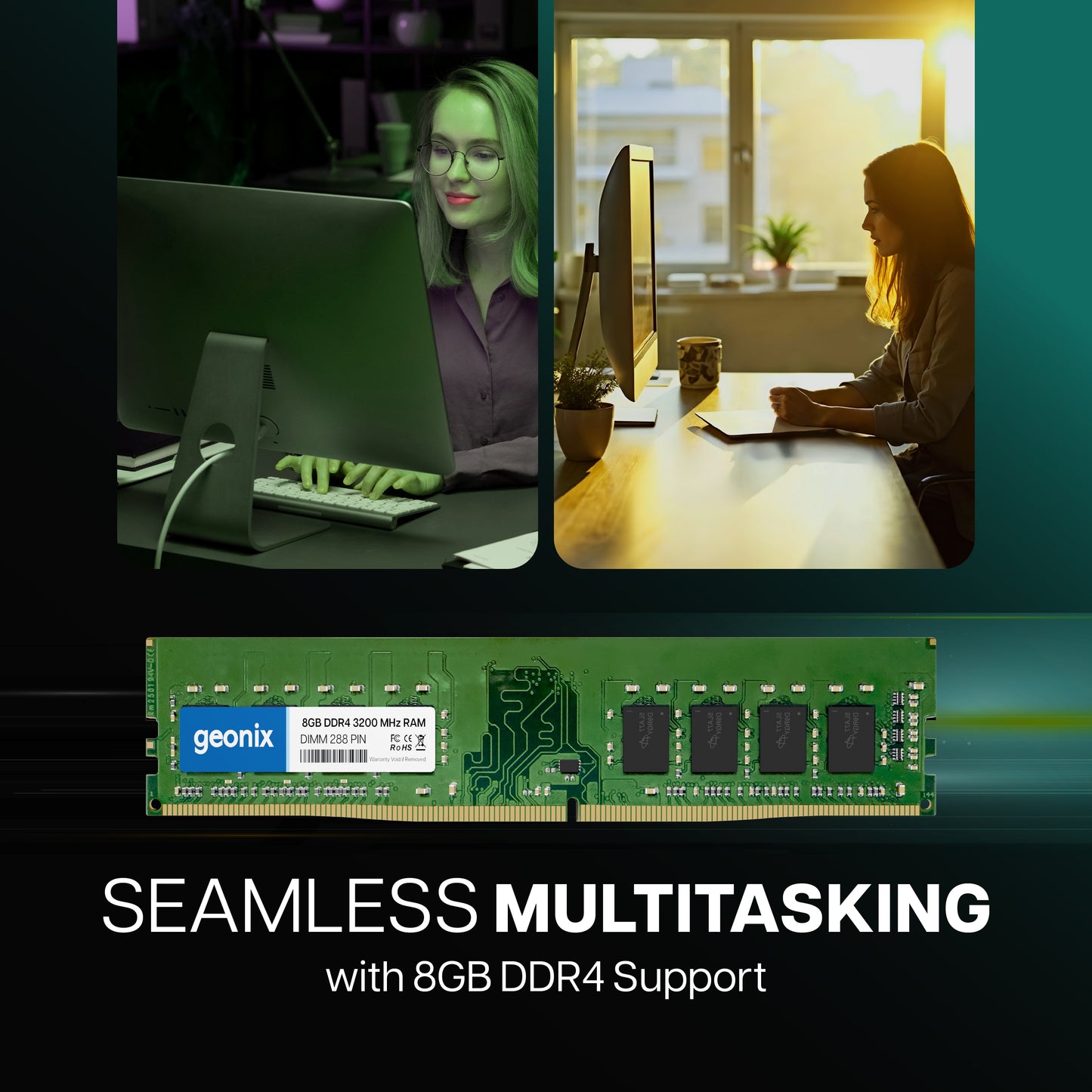 Geonix 8GB DDR4 3200MHz Desktop RAM