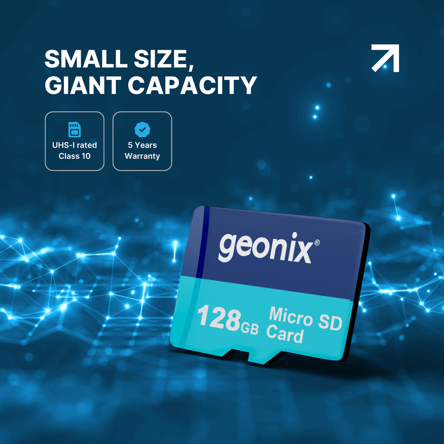 Geonix 128GB micro SD Memory Card
