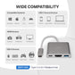 Type C to 3 in 1 MultiPort Hub Befit HD3