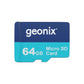 Geonix 64GB micro SD Memory Card