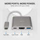 Type C to 3 in 1 MultiPort Hub Befit HD3