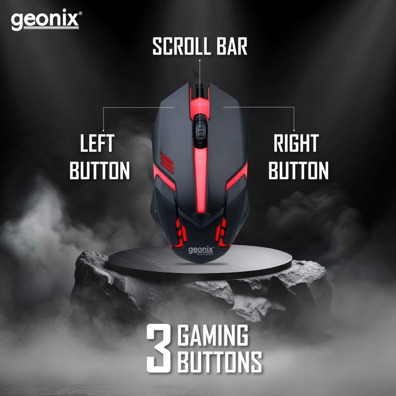 Vigor R7 Wired Gaming Mouse with 1200 DPI – Geonix