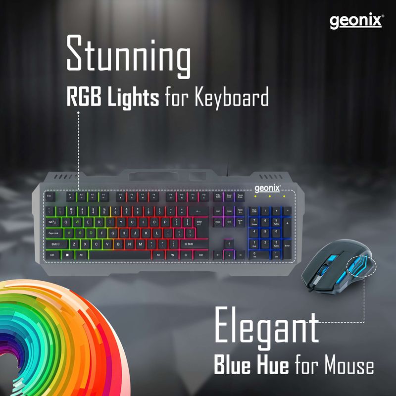 O_G_U Cruiser CX1 Wired Keyboard and Mouse Gaming Combo – Geonix
