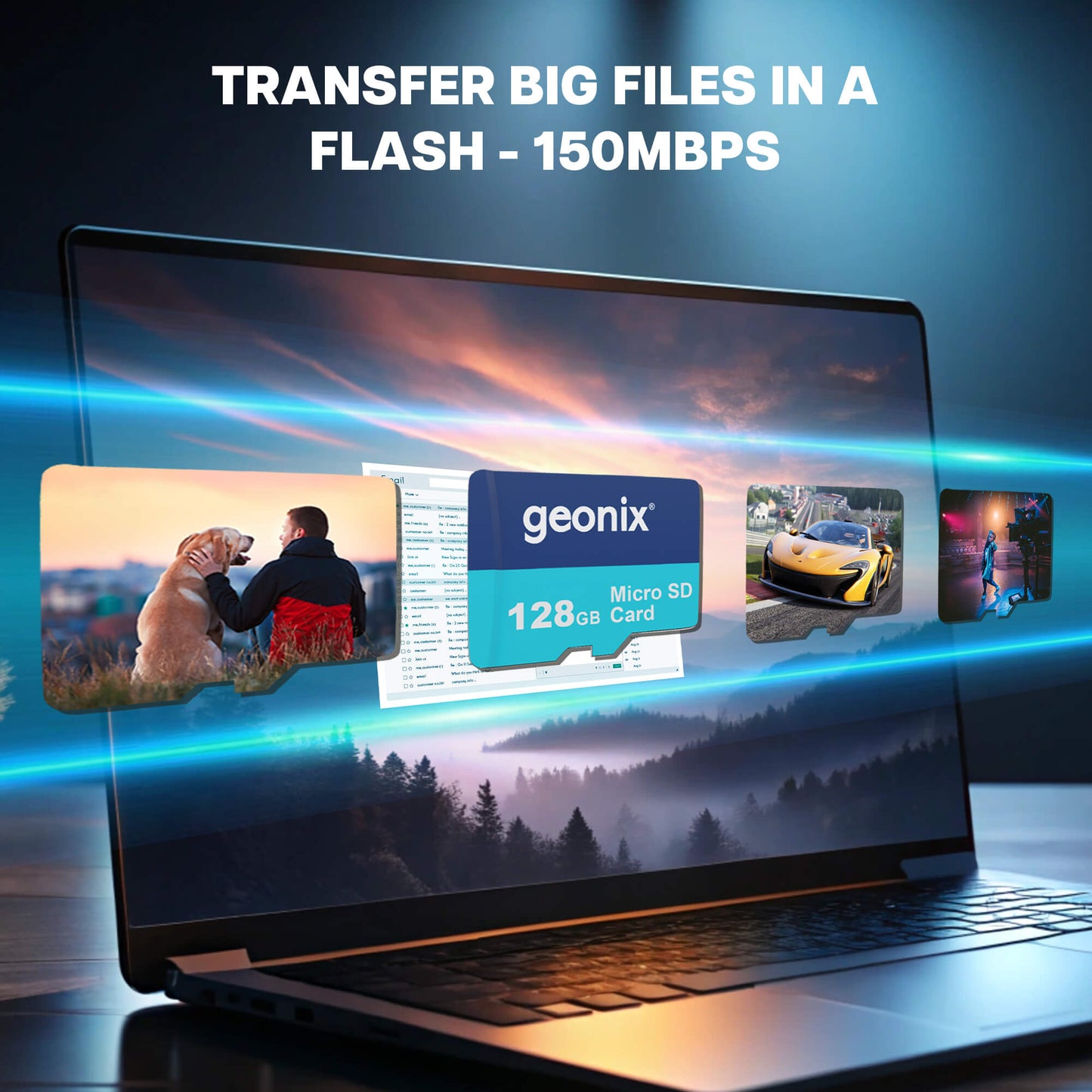 Geonix 128GB micro SD Memory Card