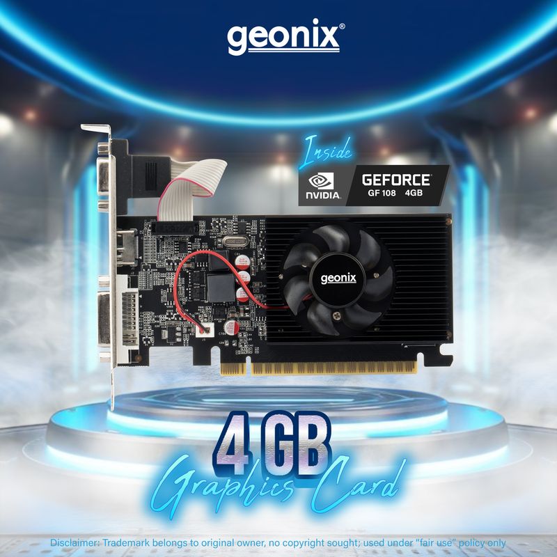 GEONIX GEFORCE GT 730LP 4GB DDR3