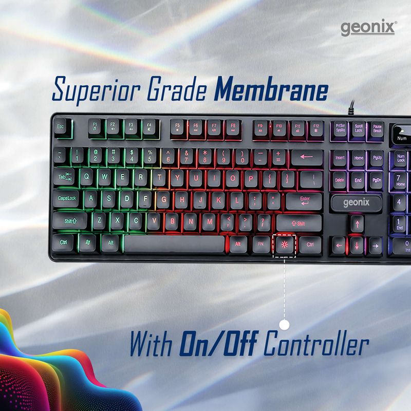 Cruiser CX2 Wired Keyboard and Mouse Gaming Combo – Geonix