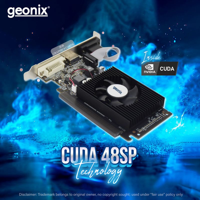 GEONIX GEFORCE GT 610LP 2GB DDR3