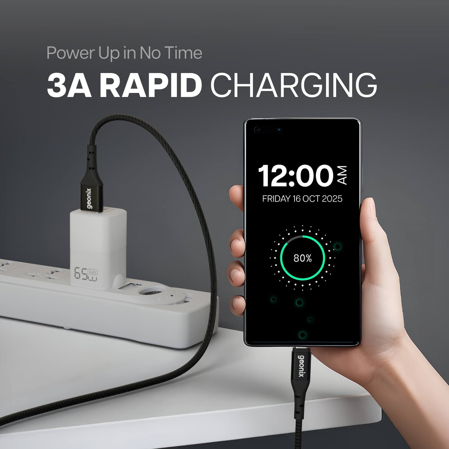 eForce C03 3A Type-C Fast Charging Cable