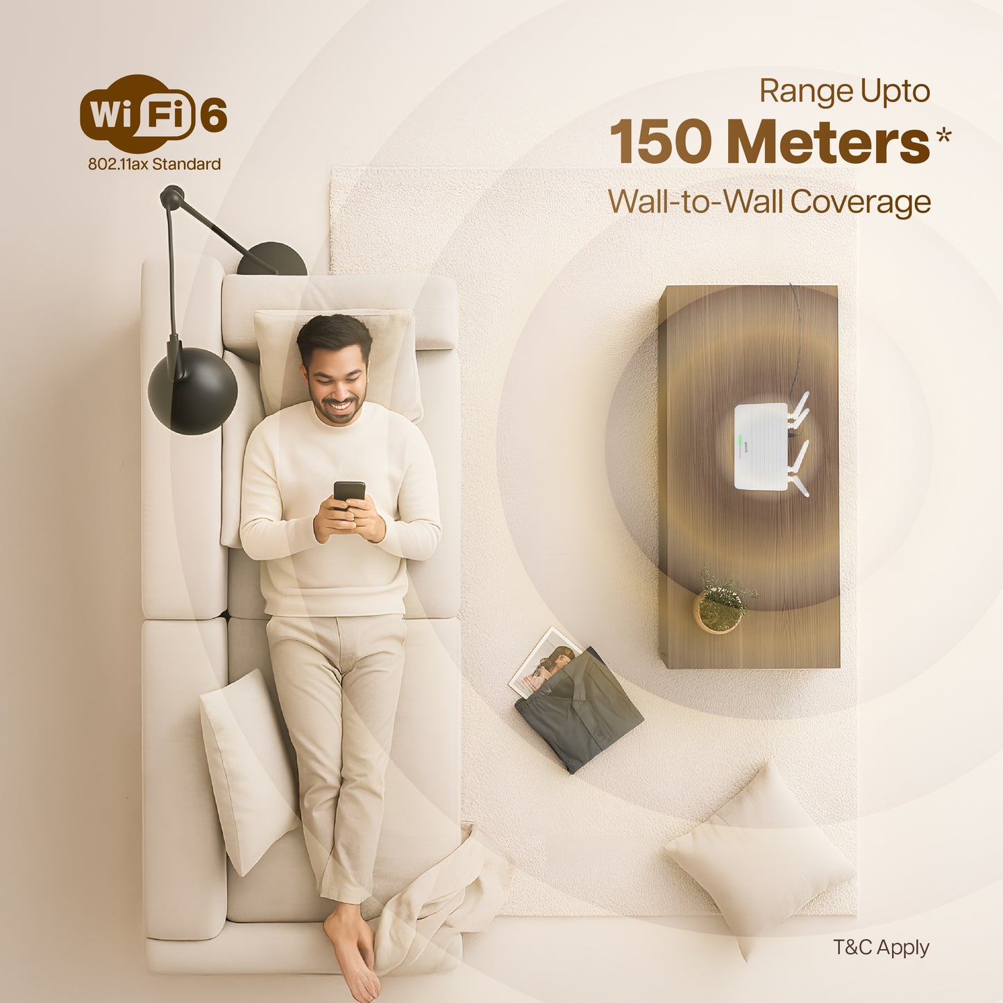 4 Antenna Wifi Router with 4G Sim Support