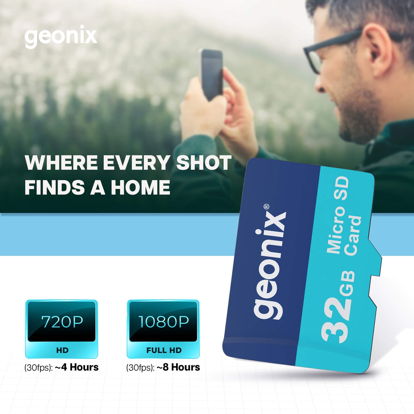 Geonix 32GB micro SD Memory Card