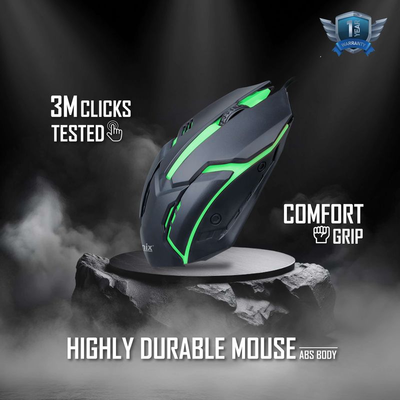 Vigor R7 Wired Gaming Mouse with 1200 DPI – Geonix