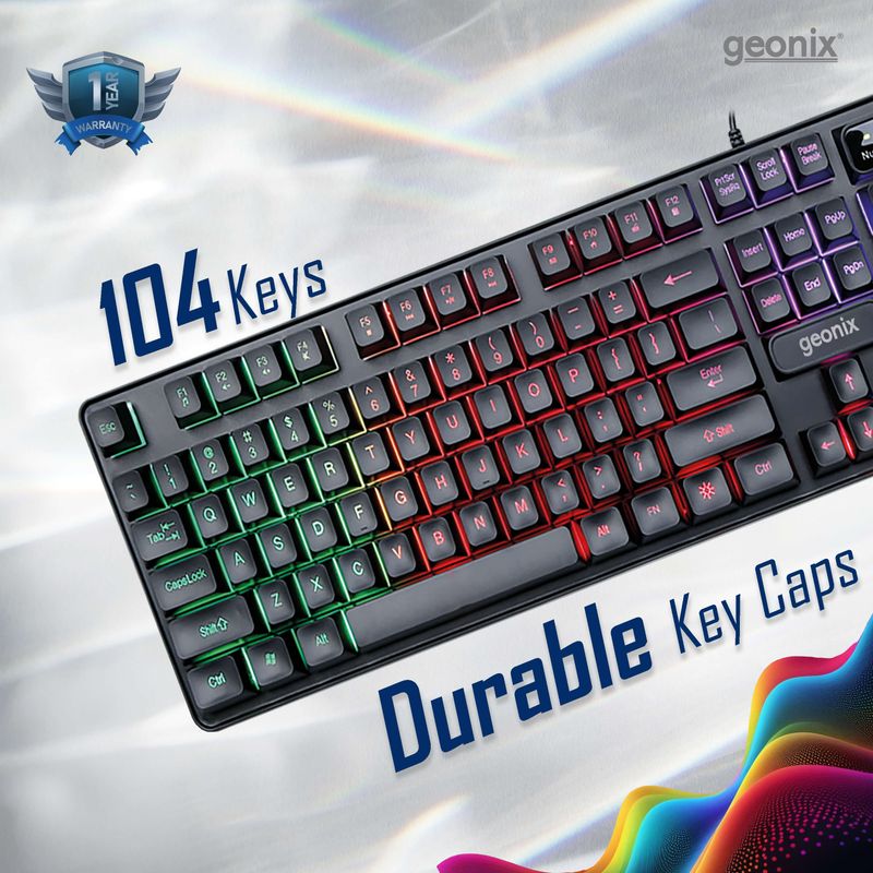 Cruiser CX2 Wired Keyboard and Mouse Gaming Combo – Geonix