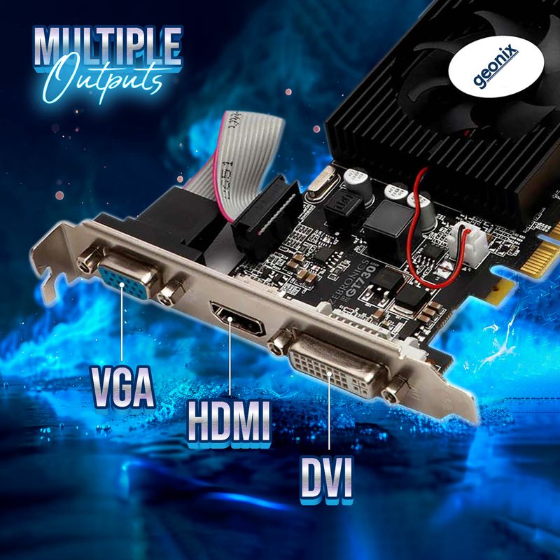 GEONIX GEFORCE GT 610LP 2GB DDR3