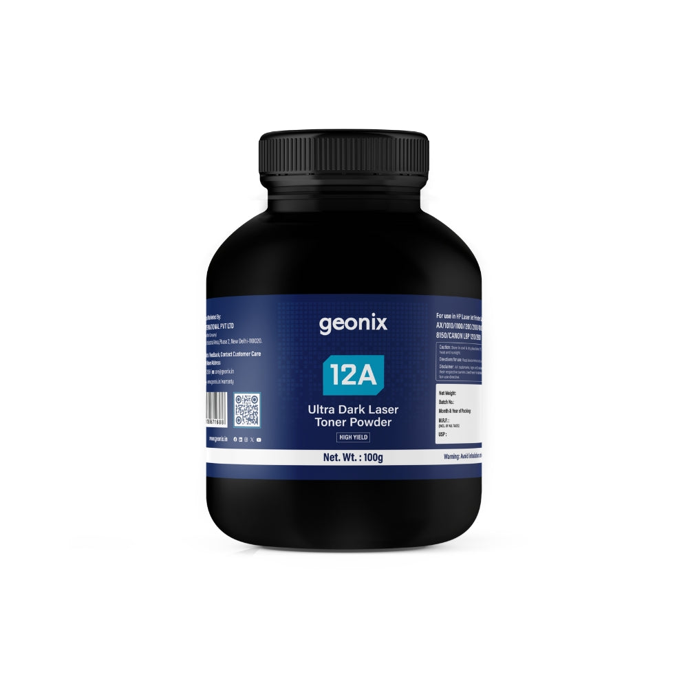 Geonix 12A Ultra Dark Printer Toner Powder 100g