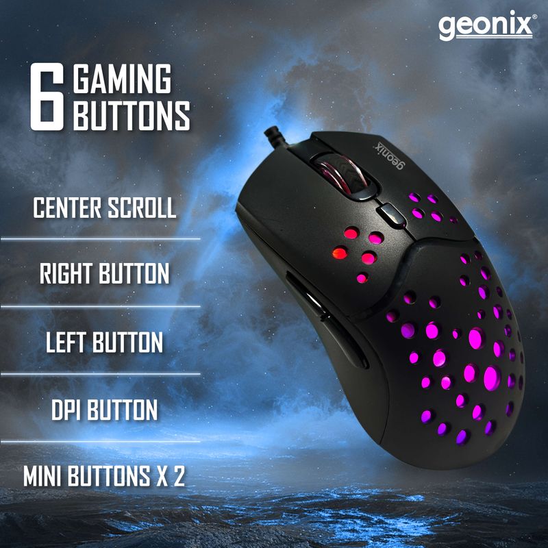 Geonix VIGOR R5 (Wired Mouse)