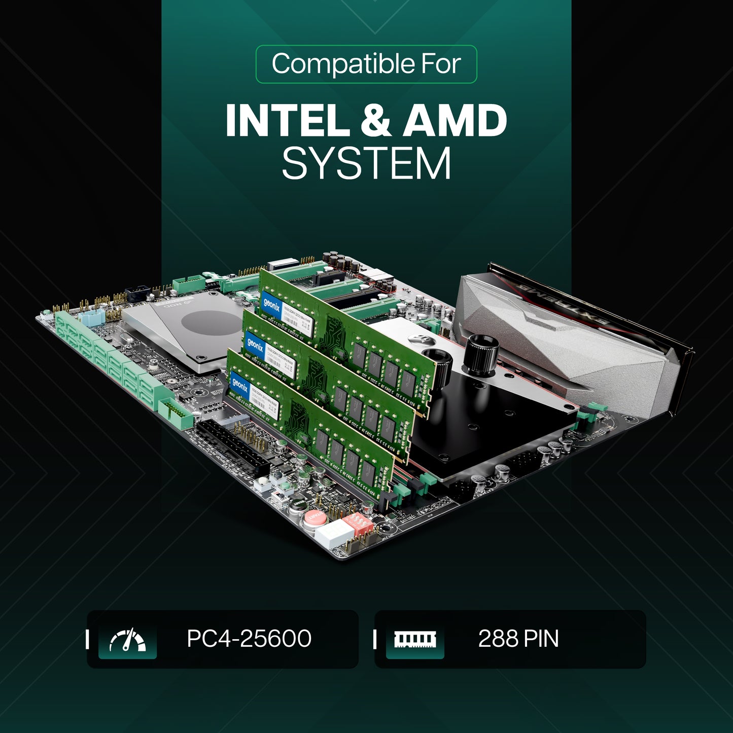 Geonix 16GB DDR4 3200MHz Desktop RAM