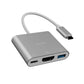 Type C to 3 in 1 MultiPort Hub Befit HD3