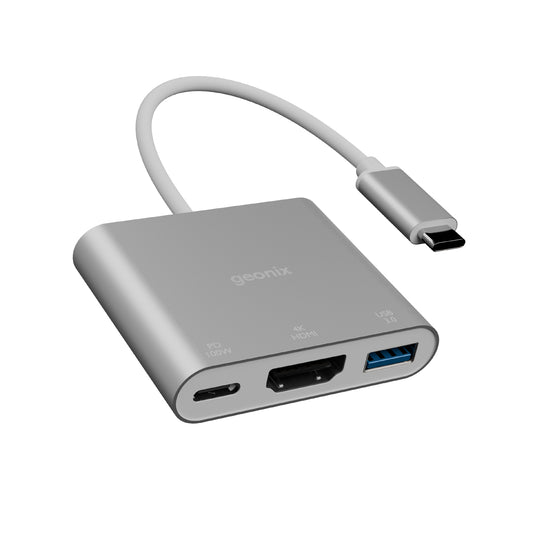 Type C to 3 in 1 MultiPort Hub Befit HD3