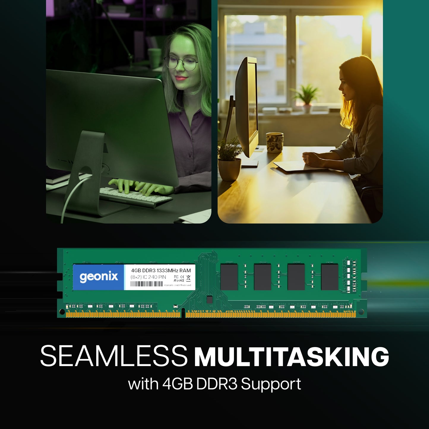 Geonix 4GB DDR3 1333MHz Desktop RAM