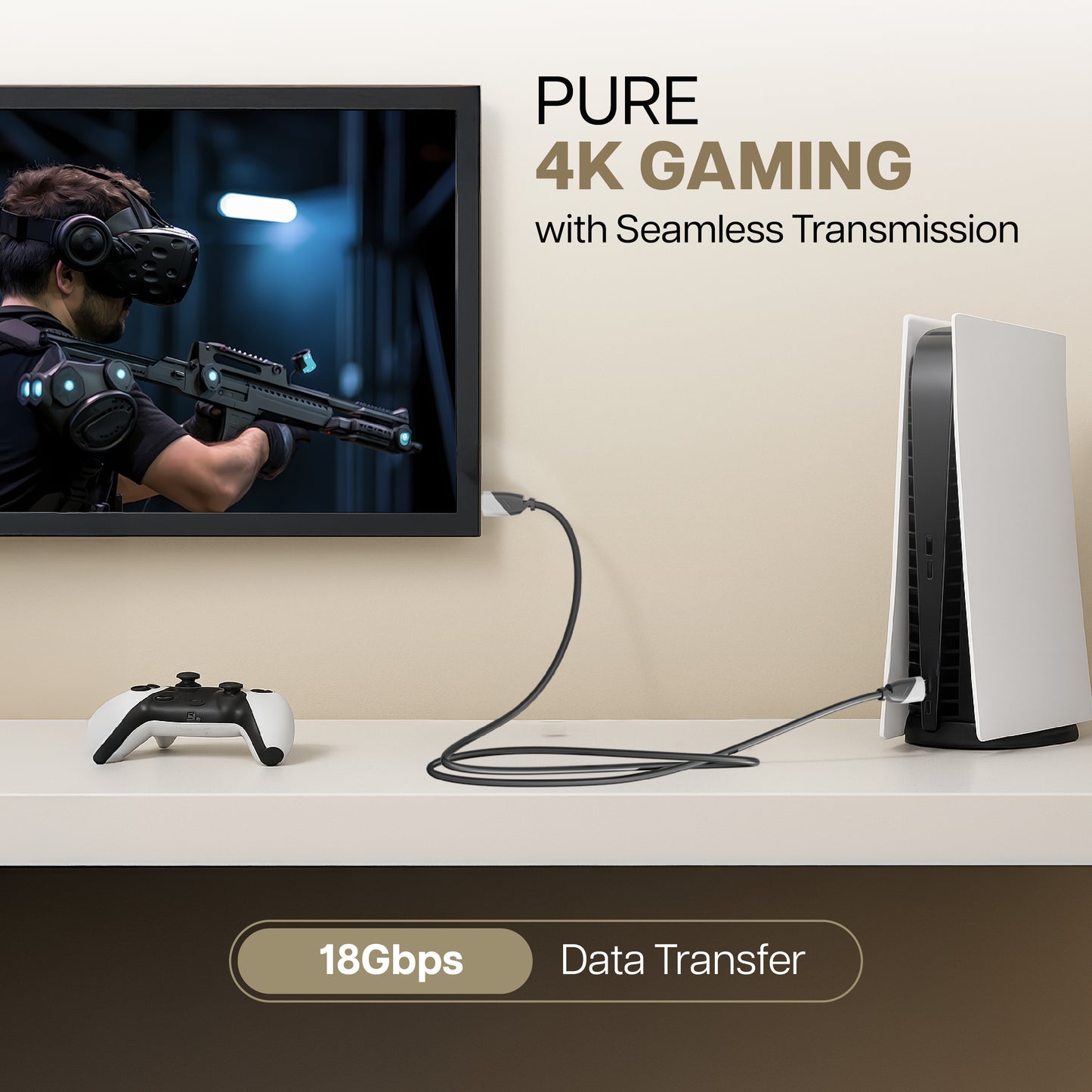 Geonix 3 Meter HDMI to HDMI Cable