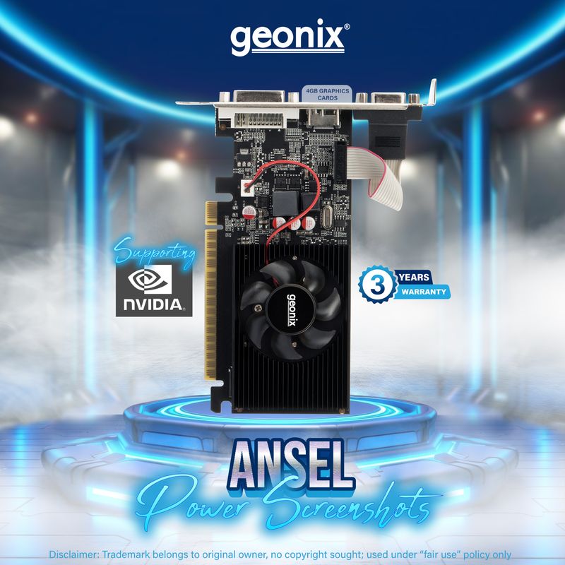 GEONIX GEFORCE GT 730LP 4GB DDR3