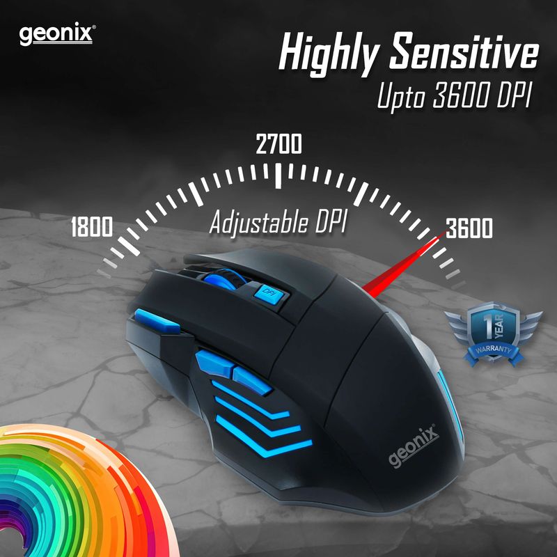GEONIX CRUISER CX1 ( Wired K&B combo)