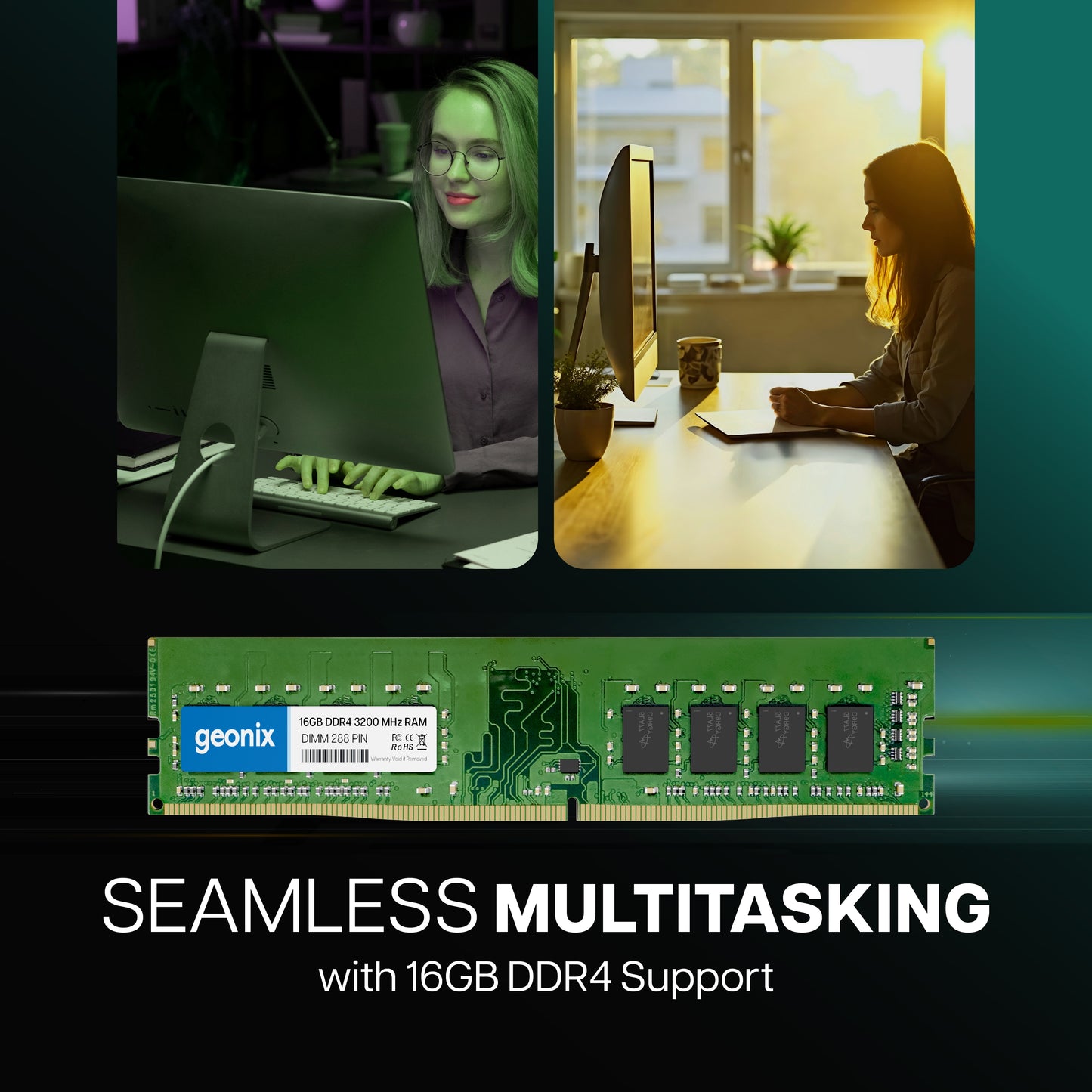 Geonix 16GB DDR4 3200MHz Desktop RAM