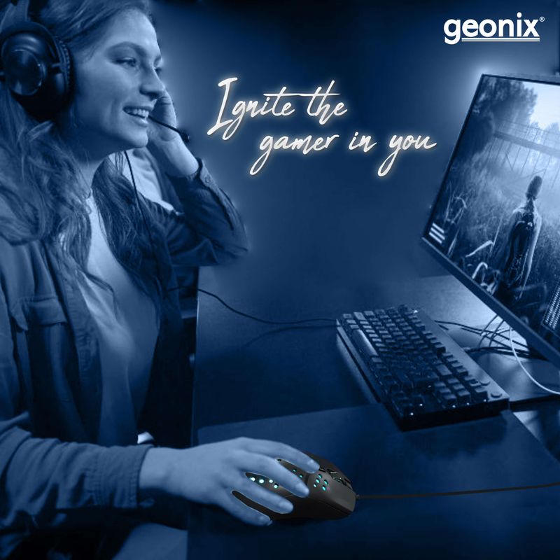 Geonix VIGOR R5 (Wired Mouse)