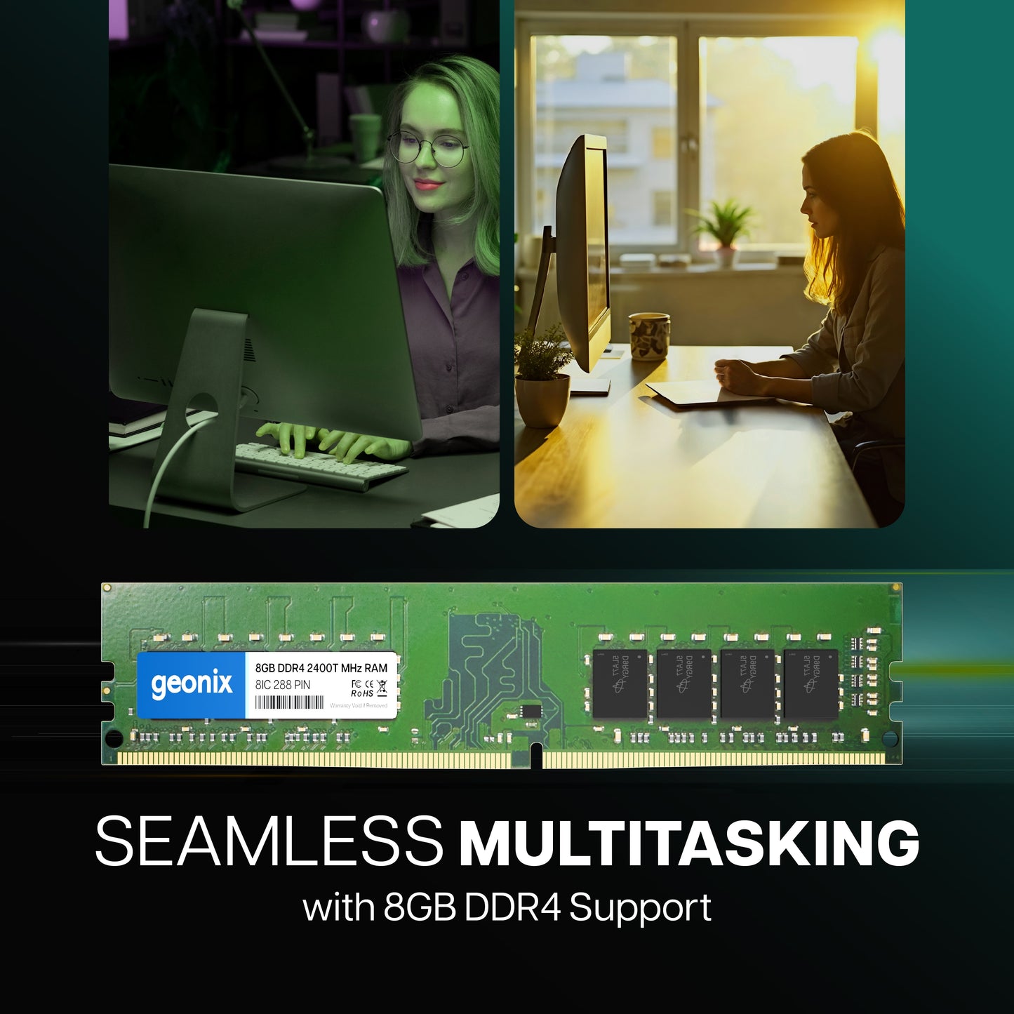 Geonix 8GB DDR4 2400TMHz Desktop RAM