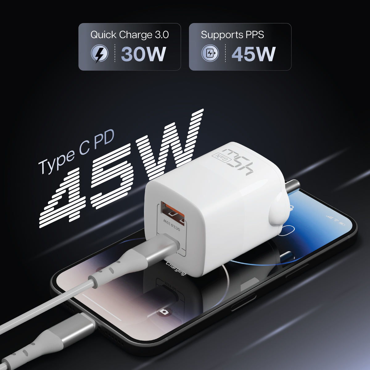 Atomic G45 GaN Charger