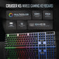 Cruiser K5 Wired Gaming Keyboard