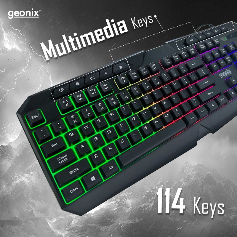 KB30　G/X Cruiser K3 Multi Function Gaming Keyboard – Geonix