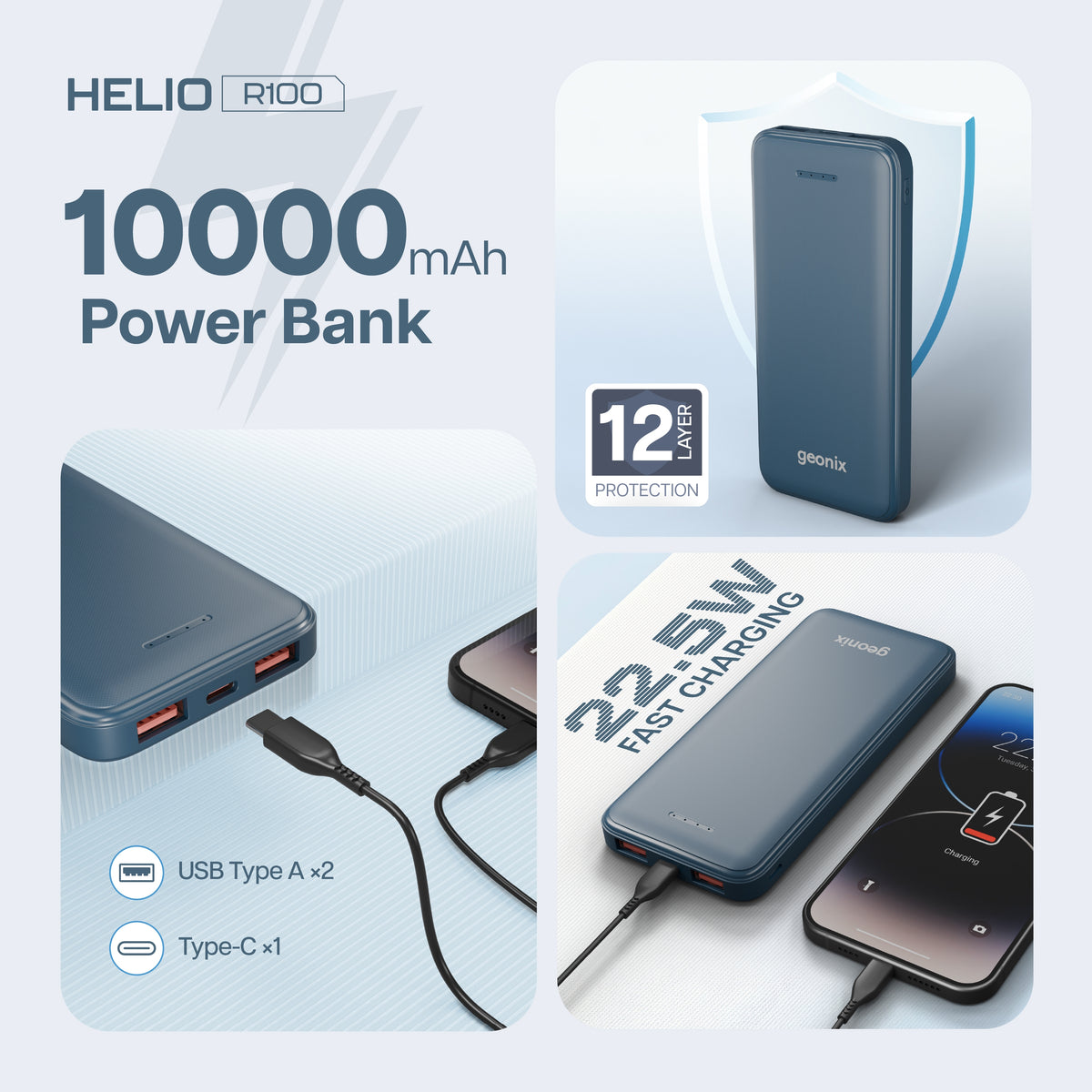 Helio R100 Powerbank