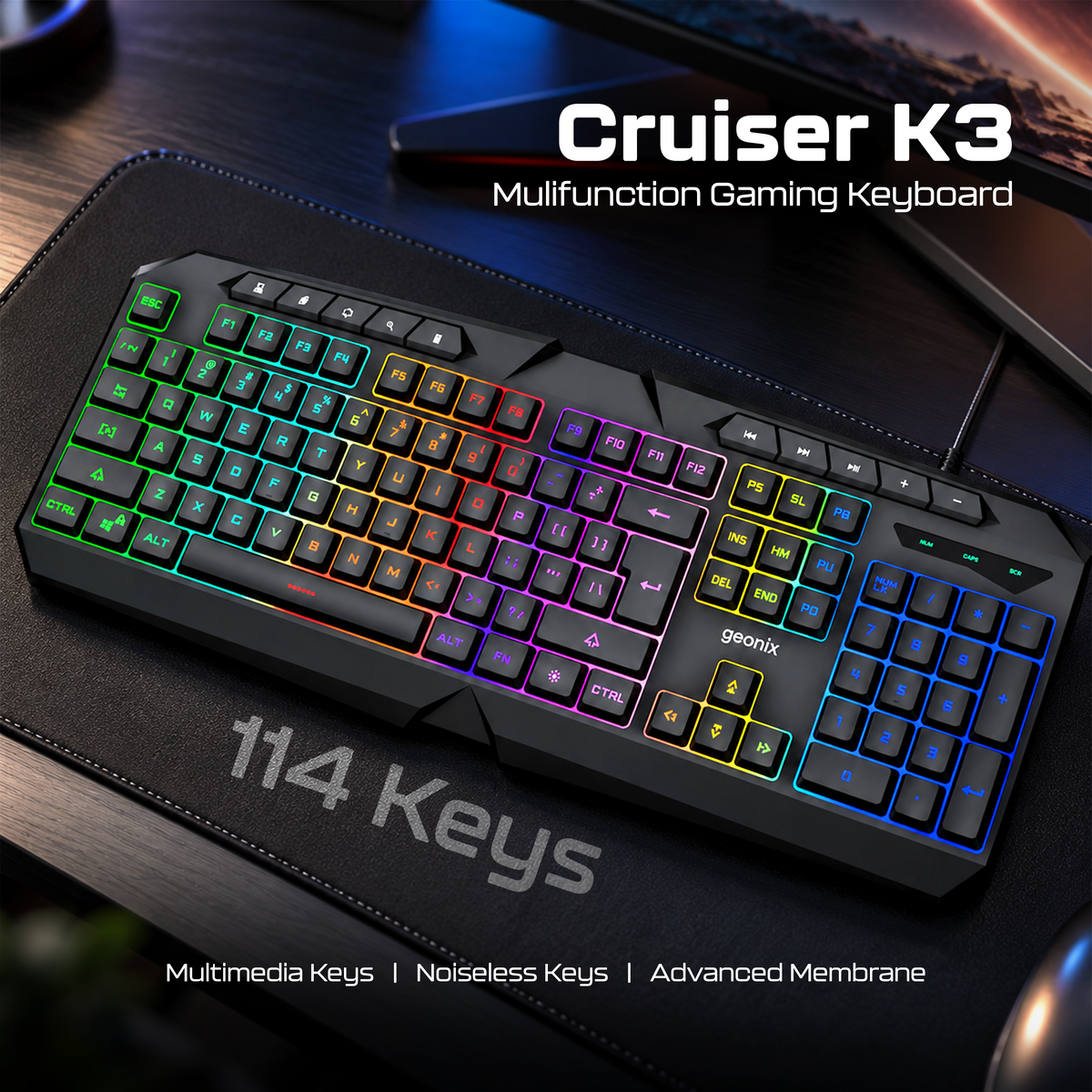 Cruiser K3 Wired Gaming Keyboard