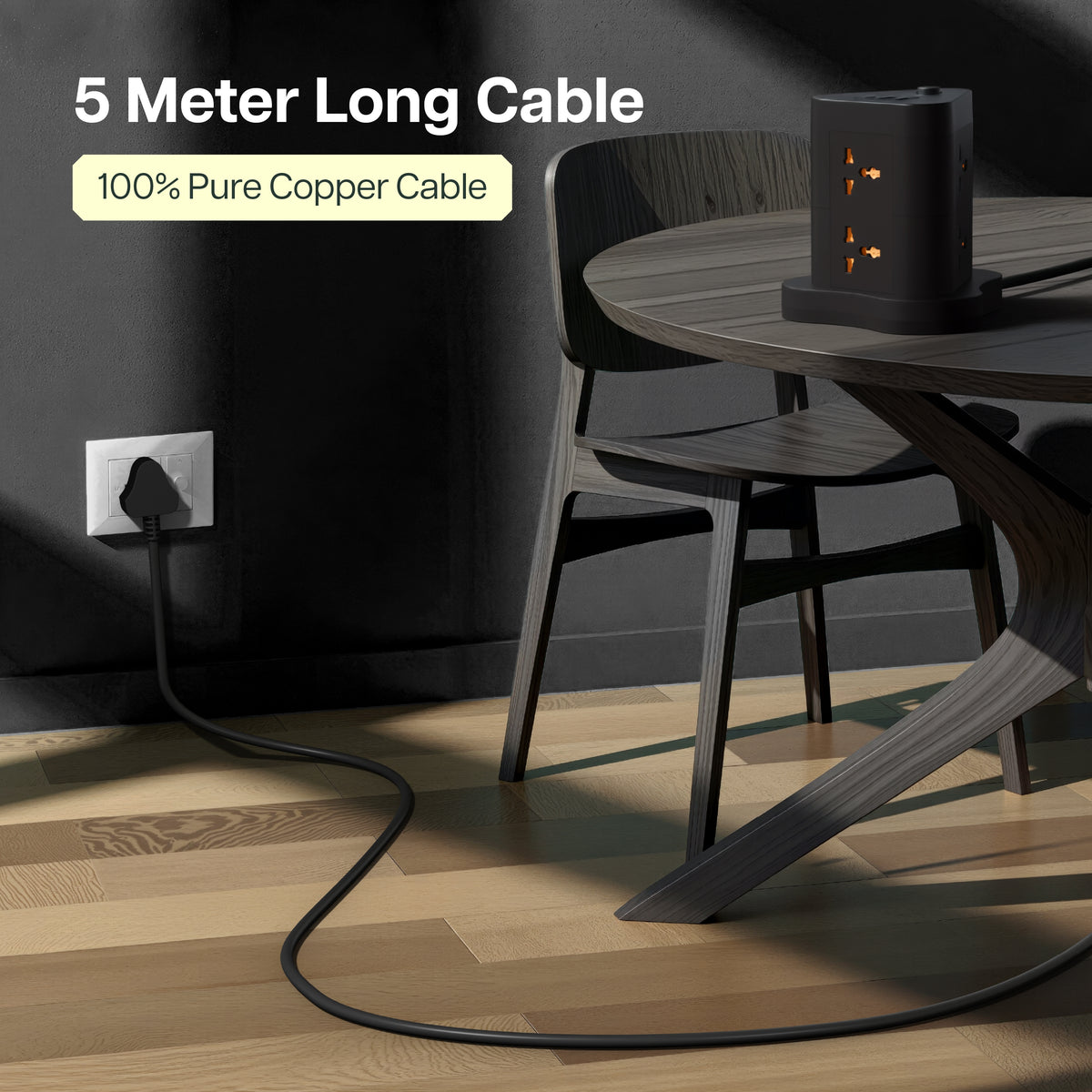 Powerspan Fort 6 Socket Powerstrip
