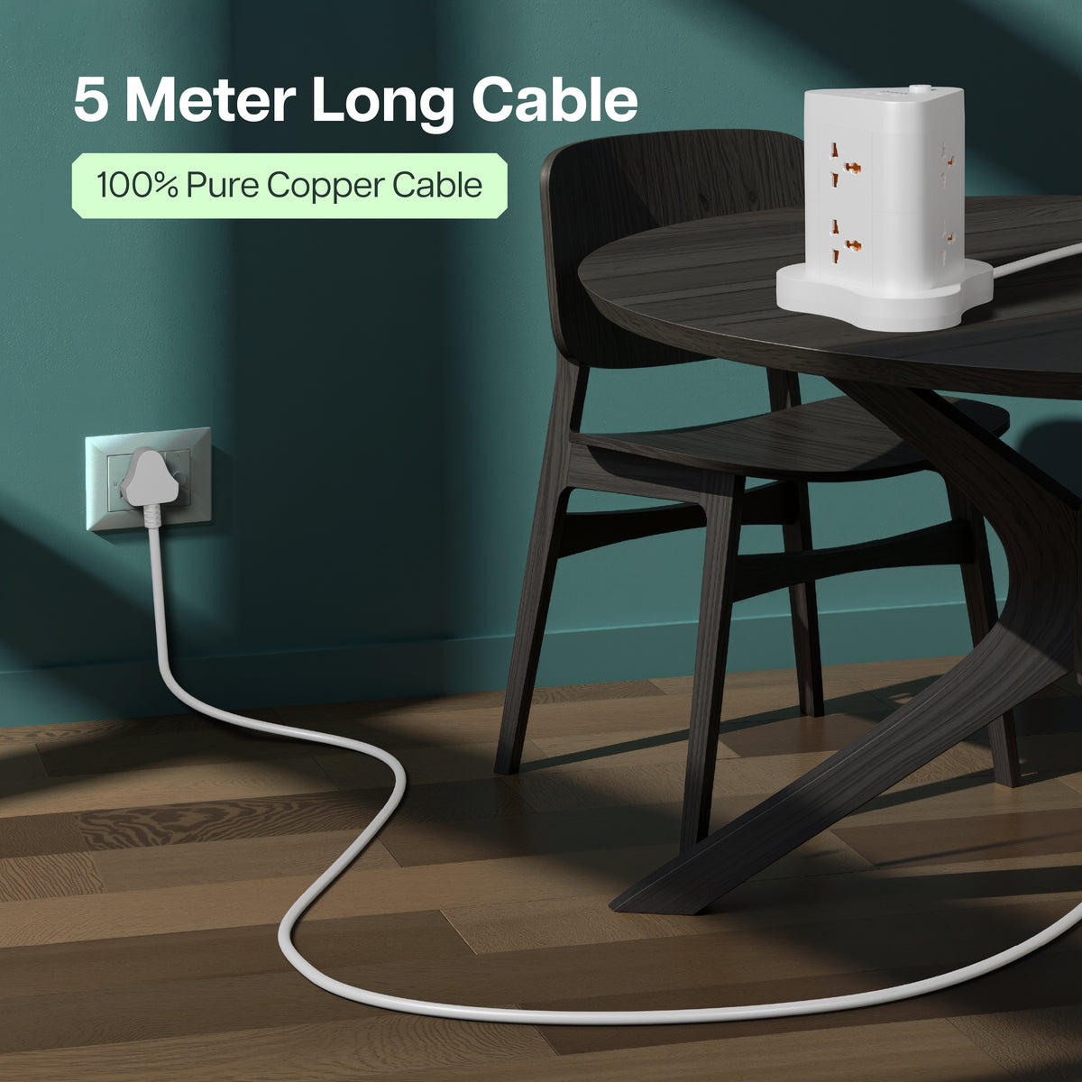 Powerspan Fort 6 Socket Powerstrip