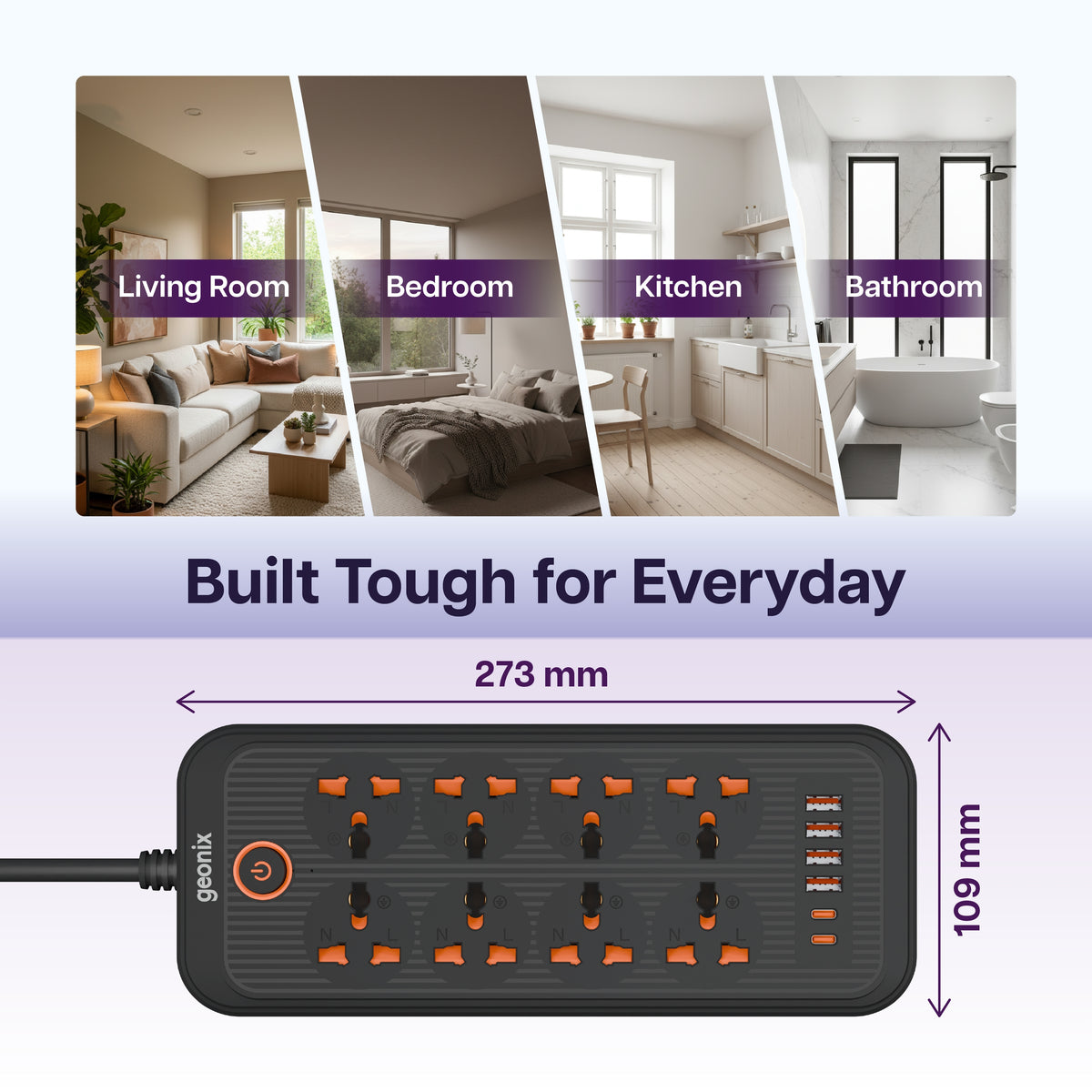 Powerspan U8 Powerstrip