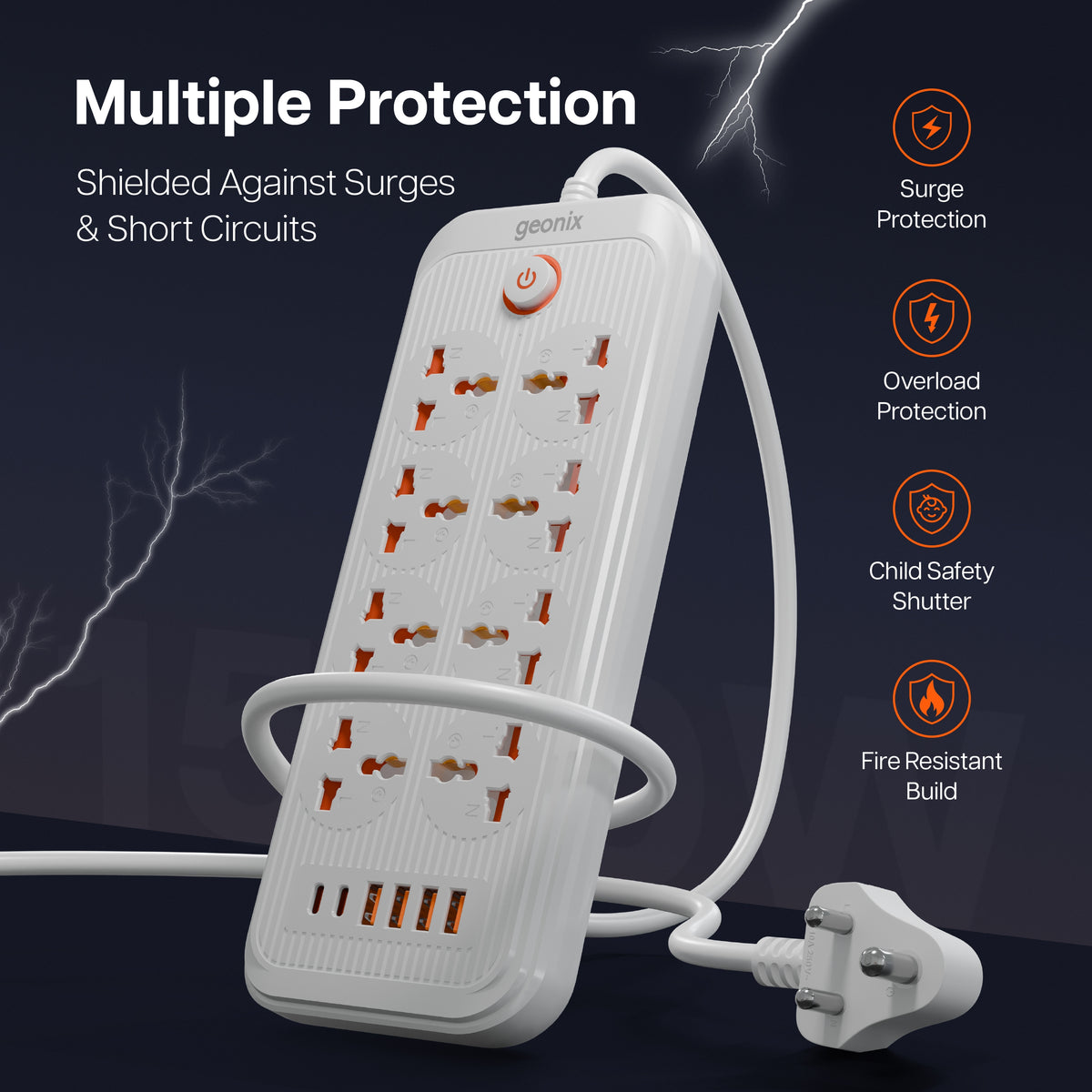 Powerspan U8 Powerstrip
