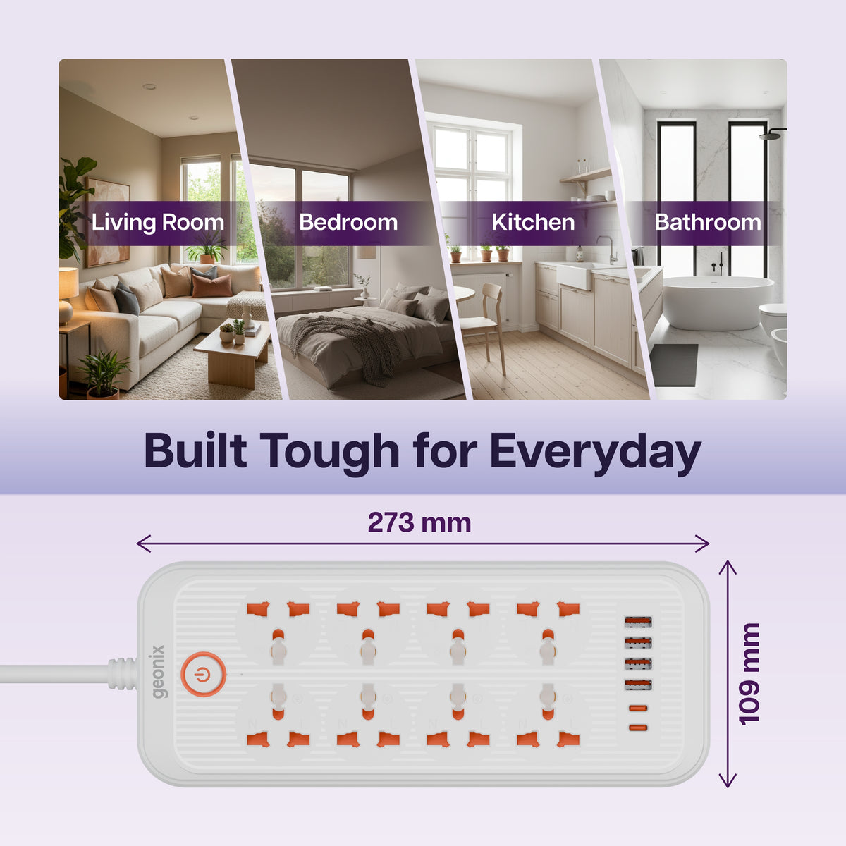 Powerspan U8 Powerstrip