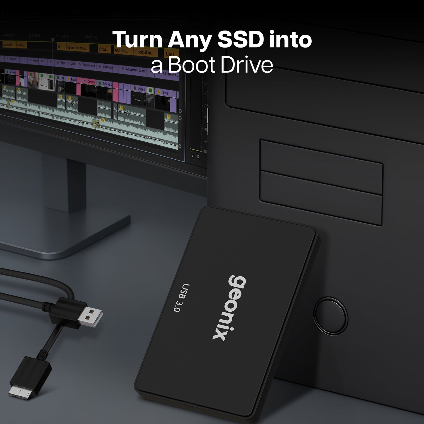 2.5 Inch SATA SSD Enclosure