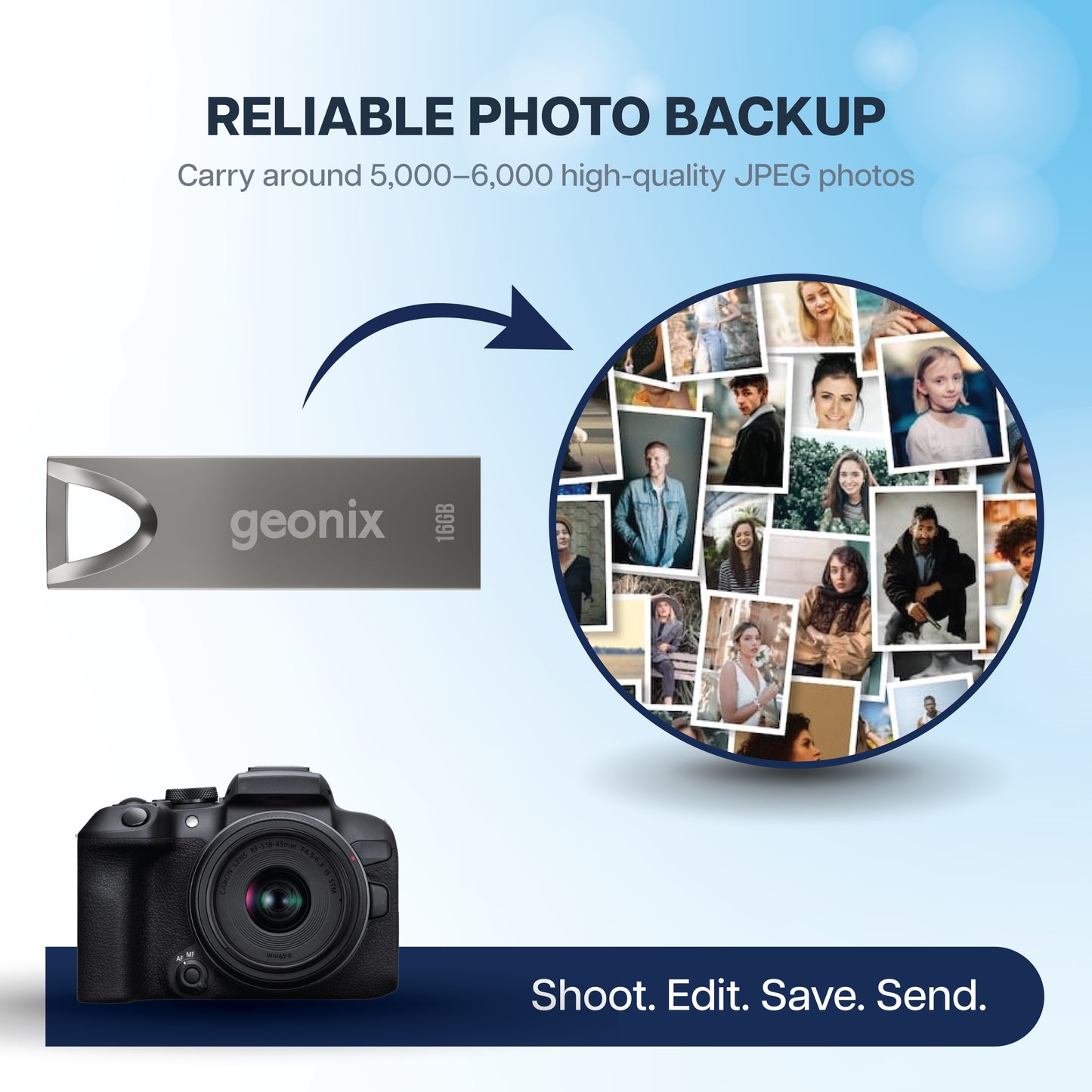 Geonix 16GB USB 2.0 Pendrive