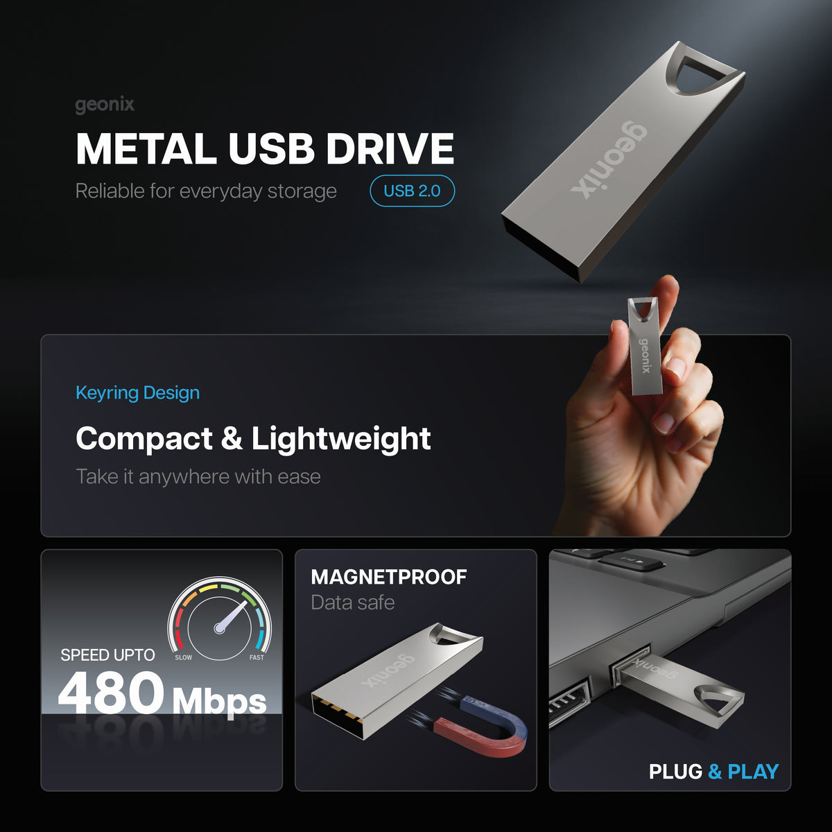 Geonix 32GB USB 2.0 Pendrive