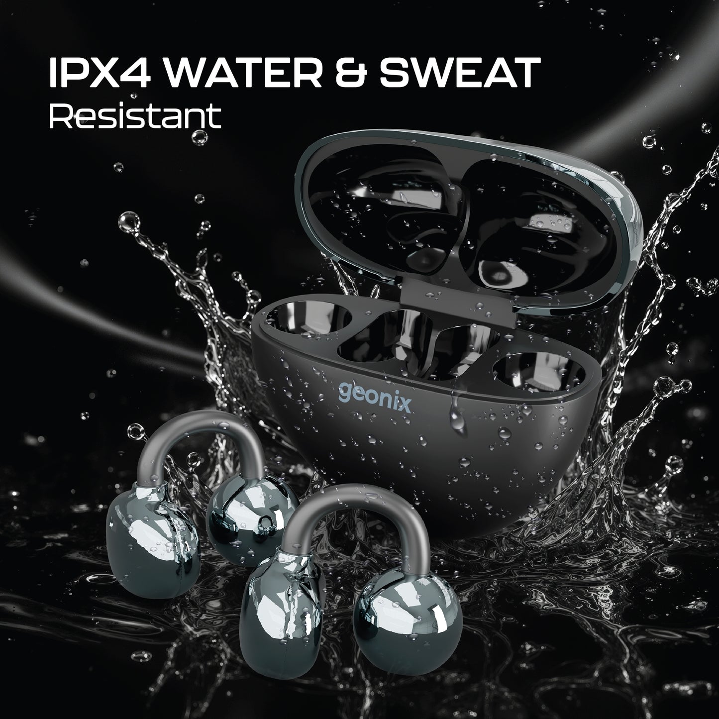 Zingpods Clip OWS Earbuds Black